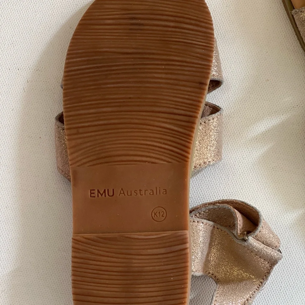 Emu Australia kids rose gold girls sandals